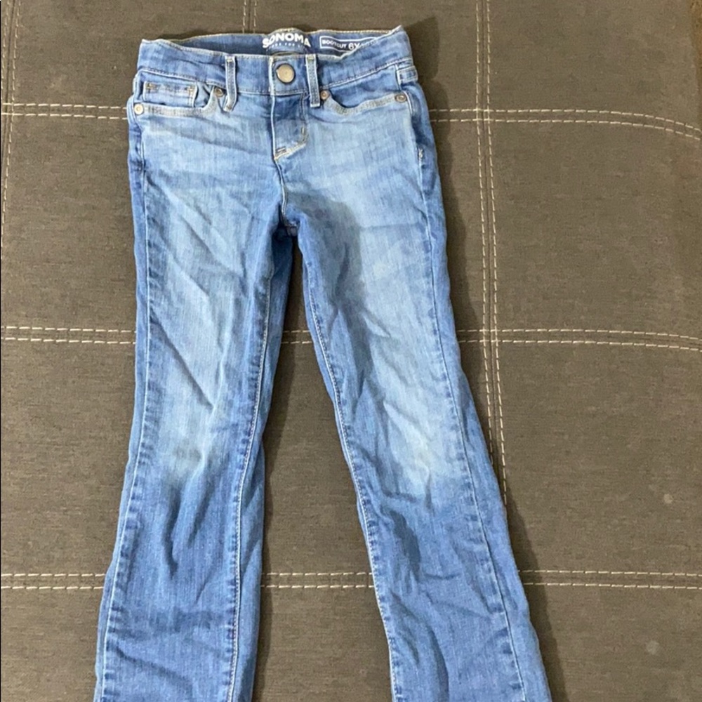 Girls bootcut slim jeans